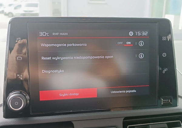 Citroen Berlingo cena 76900 przebieg: 91766, rok produkcji 2018 z Jabłonowo Pomorskie małe 596